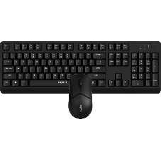 Комплект клавиатура+мышь Rapoo X1500 беспроводной, USB, 1200 DPI, чёрный Комплект клавиатура+мышь Rapoo X1500 беспроводной, USB, 1200 DPI, чёрный