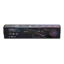 Акустическая система-трансформер 2.0 Gembird SPK-615, 10Вт, пластик, RGB подсветка, черный