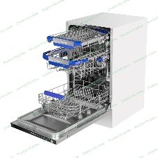Встраиваемая посудомоечная машина Maunfeld MLP-08PRO, серебристый, 44.8 см, 10 компл., 47 дБ, класс A++