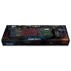 Комплект клавиатура+мышь Qumo Dominator K66/M83 проводной, USB, 3200 DPI, чёрный
