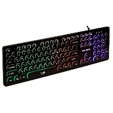 Клавиатура проводная Dialog Gan-Kata KGK-16U BLACK - игровая с RGb-подсветкой, USB, черная