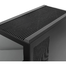 Компьютерный корпус без блока питания HSPD F711-TGbK-ARGB, Panoramic Full Tower, черный, TG, 0.7 SPCC, 4x120мм ARGB ATX, mATX, mITX 190/420/280мм 2x2.5