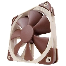 Вентилятор корпусной Noctua NF-F12 PWM, 120 мм, 300-1500 об/мин, 18-22 дБ, 4 pin PWM, без подсветки