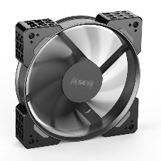Вентилятор для корпуса Alseye N12-B черный, 120 мм, 1800 об/мин, 37.8 дБ, 4 pin