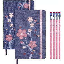 Набор Moleskine Limited Edition Sakura блокнот 2шт/карандаш 4 шт Large
