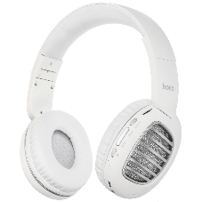 Беспроводные/проводные наушники Hoco W23 BRILLIANT белый, накладные, Bluetooth + проводной, до 8 ч