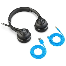Гарнитура JLab Work Wireless Headset Gen 2 чёрный, беспроводная, Bluetooth/USB-C, до 45 ч, микрофон с шумоподавлением