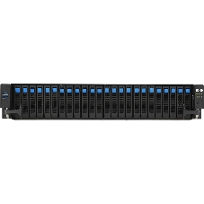 Серверная платформа ASUS RS521A-E12-RS24U, 2U, 1 x SP5 LGA 6096 360W, 24 x DDR5 6400/4800*, 24x 3.5'' NVMe hsb + 2x 2.5'' SATA, 2x M.2 22110, up to 1 PCIe Gen5 x8 LP + 1 OCP3.0, 2 x 1GbE RJ-45 LAN Intel i350-AM2, 1+1 2000W