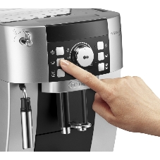 Кофемашина автоматическая DeLonghi ECAM 21.117.SB серебристый/черный, исп. кофе - зерновой/молотый, 1.8 л, 1450 Вт, 15 бар