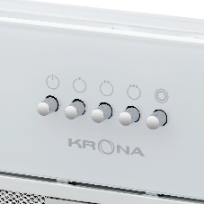 Вытяжка кухонная Krona KATE 600 GLASS WHITE PB K