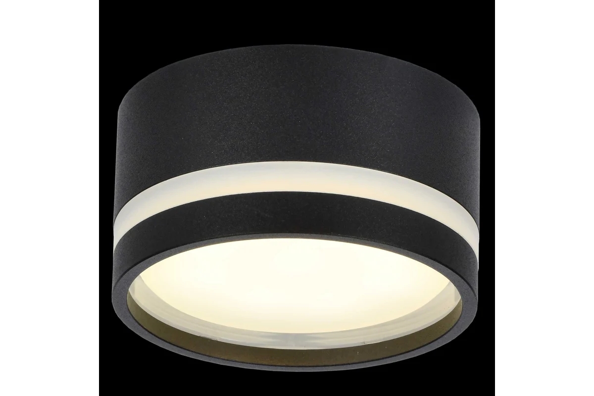 Светильник потолочный 4032 накладной под лампу GX53 черный LIGHTING