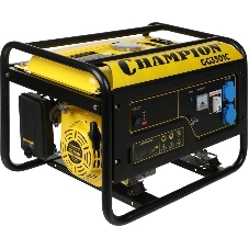 ГенераторCHAMPION GG3301C (2,8/3,1кВт 6лс 15л46кг высокий пусковой ток, 7кВт), шт