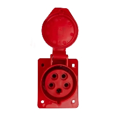 Розетка стационарная для скрытой установки PPC 425 3Р+РЕ+N 32А 380В IP44 Jazzway