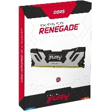 Оперативная память Kingston Fury Renegade, DDR5, 32Gb (1x32GB), 6400MHz, CL32, DIMM, радиатор, серебристый/черный