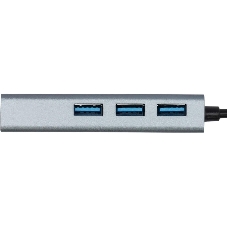 USB-концентратор Digma DHUB-LAN-4port, USB-C + USB-A, USB 3.0+USB 2.0, USB