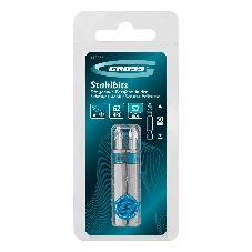 Бита Gross PH1х50мм, сталь S2, шестигр., 2 шт.