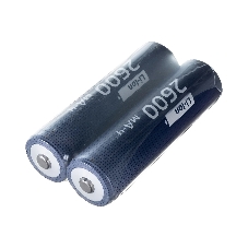 Аккумулятор 18650 Li-ion 2600мА.ч без защиты (уп.2шт) КОСМОС KOC18650Li-ion26US2