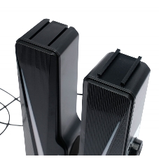 Акустическая система-трансформер 2.0 Gembird SPK-615, 10Вт, пластик, RGB подсветка, черный