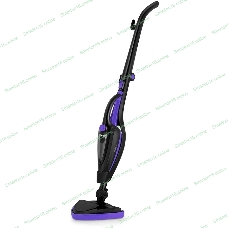 Швабра паровая Kitfort КТ-1051 1500Вт черный/фиолетовый