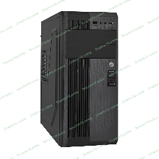 Компьютерный корпус Miditower ExeGate UN-605B-UN600 (ATX, БП UN600 с вент. 12см, 2*USB, аудио, блокировка, черный)