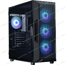 Компьютерный корпус ZALMAN MidiTower I3 NEO ARGb V2 black (ATX, без БП, 2xUSB3.0, 4x120мм ARGb) (Zalman i3 NEO ARGb V2 Black)