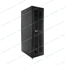 Шкаф серверный напольный ЦМО ШТК-Э, IP20, 48U, 2254х600х1000 мм (ВхШхГ), дверь: перфорация, боковая панель: сплошная, разборный, черный