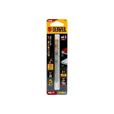 Сверло спиральное по металлу Denzel 6,5 x 100 мм, Р6М5, Golden Tip