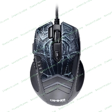 Мышь проводная GMNG XM007 черный/красный, 10000 dpi, USB, кнопки - 7