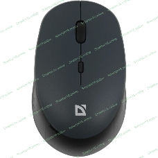 Мышь беспроводная Defender Auris MB-027 серый, 1600 dpi, радиоканал, USB, кнопки - 4