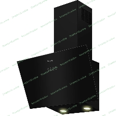 Вытяжка каминная Hotpoint HPHV 63LT BL, кнопочное управление, Черный