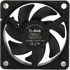 Вентилятор корпусной Thermalright TL-B6B, 60 мм, 3200 об/мин, 20.17 дБ, 4 pin PWM, без подсветки