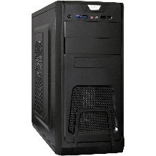 Компьютерный корпус ExeGate Miditower ExeGate CP-603 Black, ATX, (CP450W, 80мм), 2хUSB+2хUSB 3.0, Audio