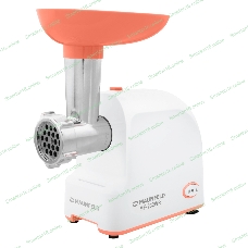 Мясорубка электрическая Maunfeld MF-232WR красный, 1340 Вт, 1.3 кг/мин, реверс, насадки - 4