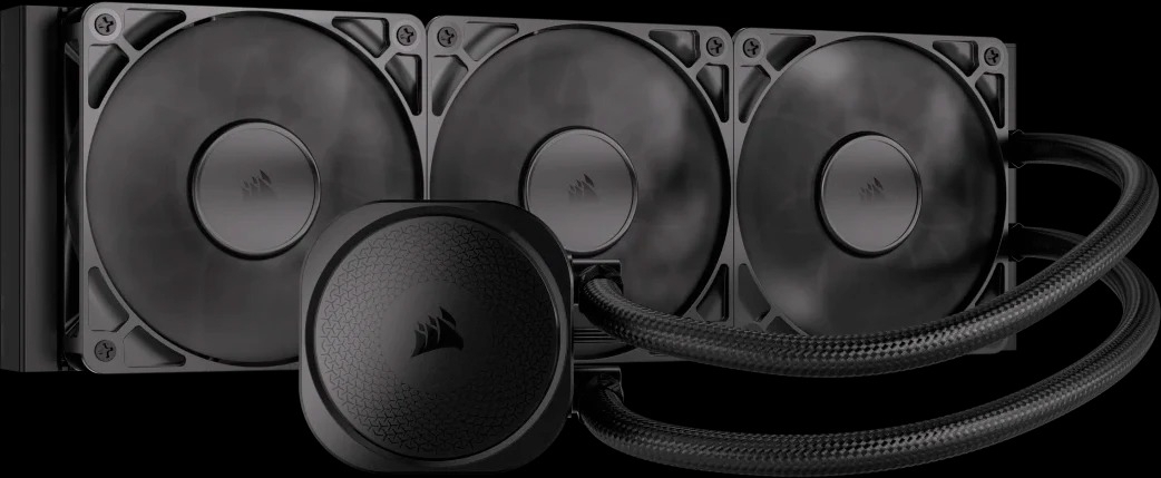 Система жидкостного охлаждения Water Cooling System Corsair NAUTILUS 360 ARGB (360мм, черный, Fans: 3x120мм, 72.8CFM, 36dBA, 1700RPM/ S: 1851, 1700, AM5, AM4)