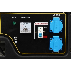 ГенераторCHAMPION GG3301C (2,8/3,1кВт 6лс 15л46кг высокий пусковой ток, 7кВт), шт