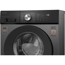 Стиральная машина Weissgauff WM 45127 Direct Drive Inverter Steam Deep Grey серый, загрузка фронтальная 7 кг, 1200 об/мин, класс A+++