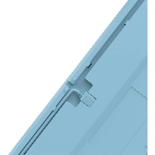 Клавиатура проводная A4Tech Fstyler FS300 (FS300 PANDA SNOWBOARDING), USB, белый/синий