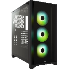 Компьютерный корпус Corsair iCUE 4000X RGb CC-9011204-WW Tempered Glass Mid-Tower, Black