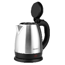 Электрочайник Centek CT-0036 серебристый, 1.2 л, 2000 Вт, скрытый нагревательный элемент