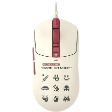 Мышь беспроводная/проводная A4Tech Bloody R72 Ultra Duo белый/красный/рисунок, 20000 dpi, USB Type-A/Type-C, радиоканал, кнопки-7