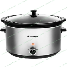Медленноварка Kitfort КТ-208 4.5л 280Вт серебристый/черный