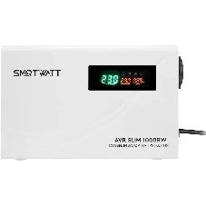 Настенный стабилизатор напряжения SMARTWATT AVR SLIM 1000RW (100W - 260W, 1000VA, 1 кВт, 50 Гц, розеток - 1, LED-дисплей