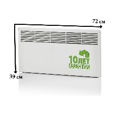 Конвектор электрический Ensto FinnHeat EPHBM07PR белый, 750 Вт, 12 м2, термостат