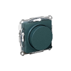 Светорегулятор (диммер) AtlasDesign повор-нажим, LED, RC, 400 Вт, мех., изумруд