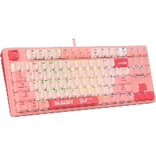 Клавиатура проводная A4Tech Bloody S87 Energy (S87 USB ENERGY PINK) USB розовый