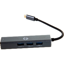USB-концентратор VCOM DH311A USB Type-C, RJ-45/USB 3.0, USB