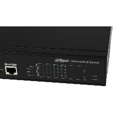 Коммутатор Dahua DH-LR2218-16ET-240, 16×100 Мбит/с + 2×1 Гбит/с, управляемый