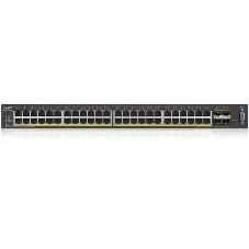 Коммутатор ZyXEL XGS2210-52HP, 48×1 Гбит/с + 4×10 Гбит/с SFP+, управляемый
