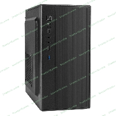 Компьютерный корпус Minitower ExeGate BAA-408U (mATX, без БП, 2хUSB/1хUSB 3.0, HD Audio, черный)
