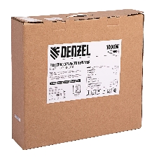 Конвектор Denzel XCE-1000 белый, 1000 Вт, 15 м2, термостат
